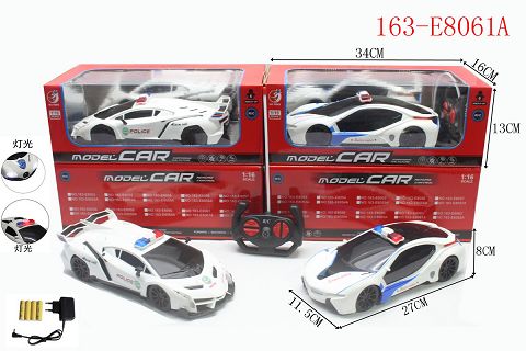 Sitong remote control police car with warning lights