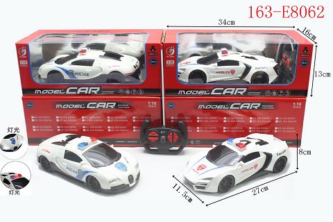 Sitong simulation remote control police car with headlights 1:16