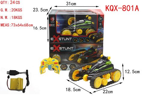 3. Stunt tank 360 rotation (including electricity)