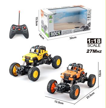 1:18 four-way remote control light cross-country convertible jeep climbing car