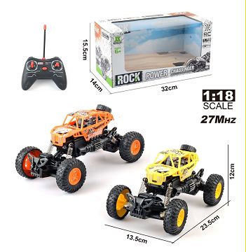 1:18 four-way remote control light cross-country frame climbing car