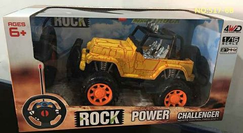 2 remote control jeep convertible crack racing car