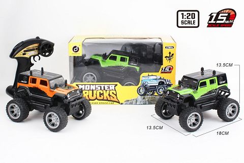 1:20 wrangler PVC 27 frequency remote control off-road vehicle