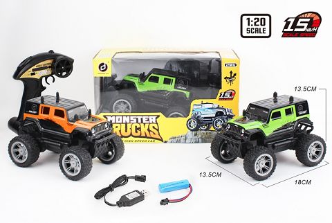 1:20 wrangler PVC 27 frequency remote control off-road vehicle