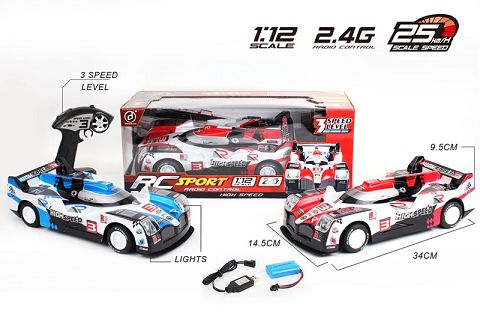 1:12 PVC 2.4g shift remote control le mans racing car