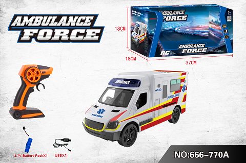 FOUR WAY AMBULANCE AND LIGHT AND SOUND (INCLUDING ELECTRICITY) USB CABLE