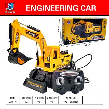 Six channel by wire engineering vehicle
