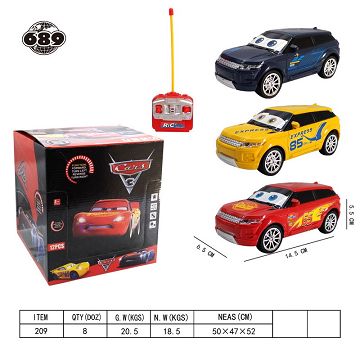 FOUR WAY REMOTE CONTROL VEHICLE WITH LIGHT (WITHOUT POWER SUPPLY)