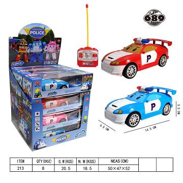 FOUR WAY REMOTE CONTROL VEHICLE WITH LIGHT (WITHOUT POWER SUPPLY)