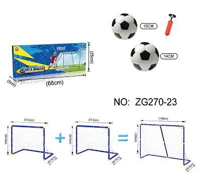 Soccer goal two makes one big difference