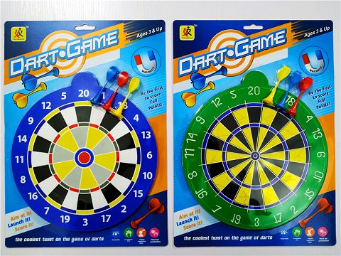 Two magnetic dart board suction board