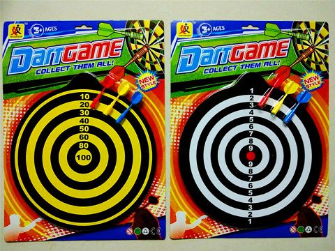 Two magnetic dart board suction board