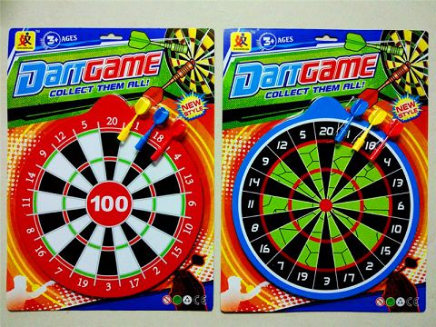 Two magnetic dart board suction board