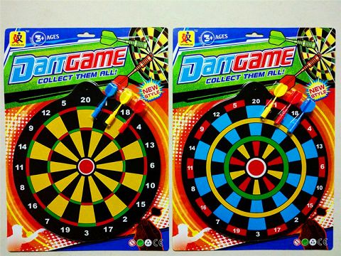 Two magnetic dart board suction board