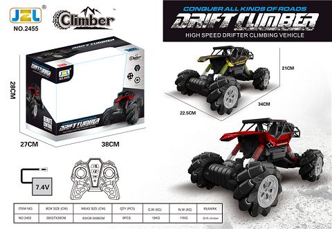 The big bully climbing car