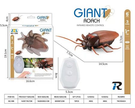 Remote control cockroach