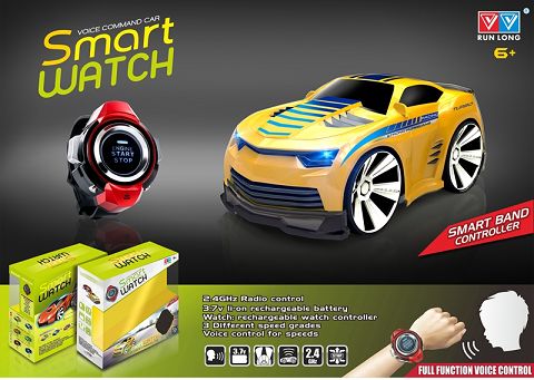 Smartwatch voice control car
