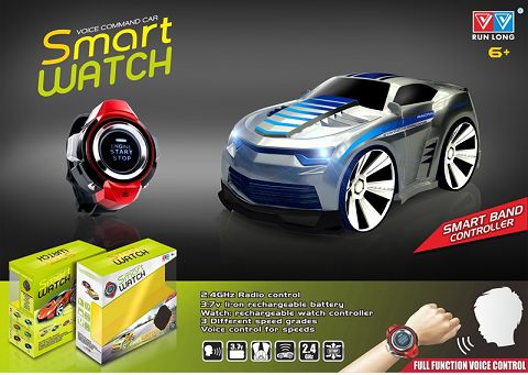Smartwatch voice control car