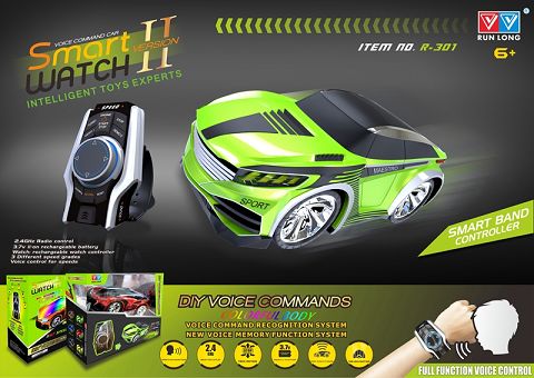 2 - generation smart self - recording watch voice - controlled car