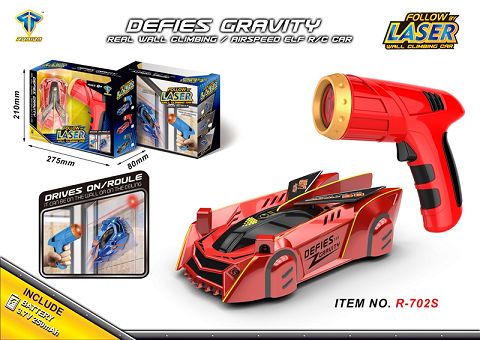Infrared laser tracking wall crawler (light tracing)