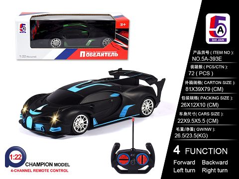 1:22 Russian version bugatti remote control car (without electricity)