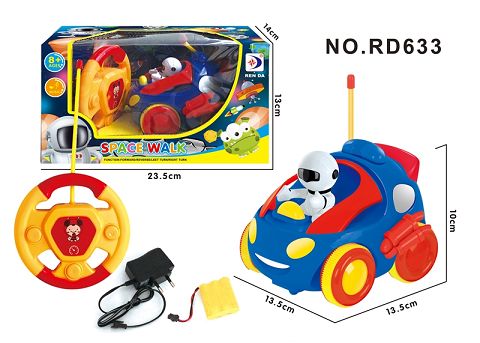Remote control 2-way space doll cartoon car