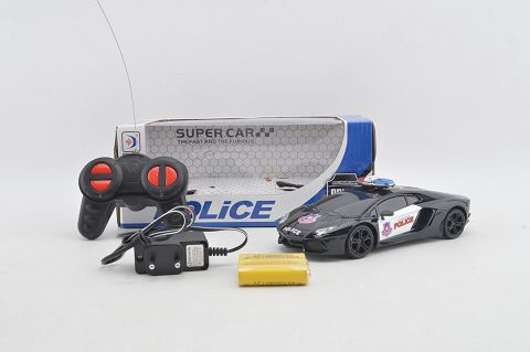 1:24 flash simulation 700 police car forward back turn right turn stop