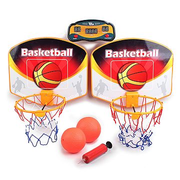 Double basketball board