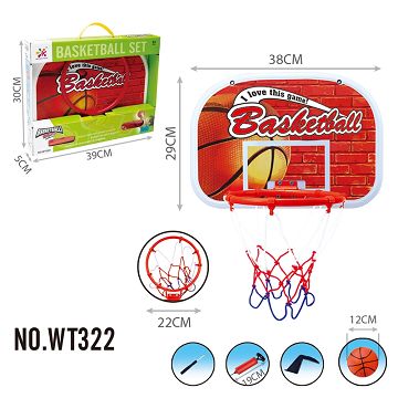 Hanging basketball board