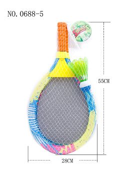 Cloth pattern tennis racket