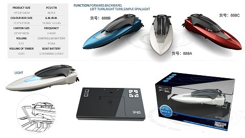 Mini remote-controlled ship