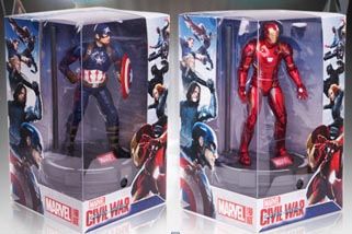 Captain america 3 series american team, iron man charging luminescent base