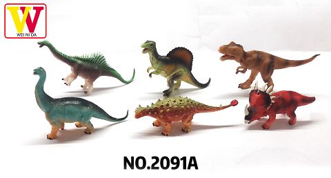 Hand-painted 6 dinosaur suits