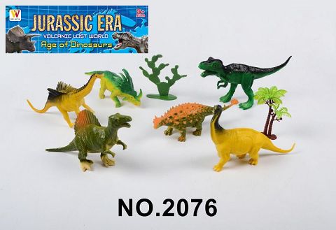 Six dinosaur sets