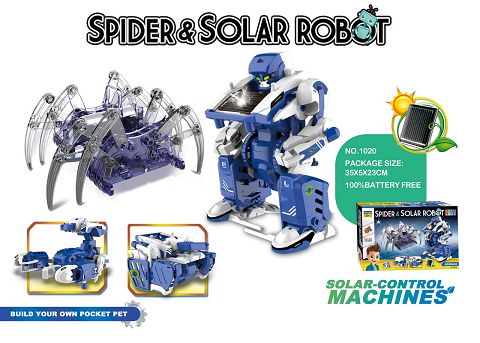 Spider robot and solar trinity robot