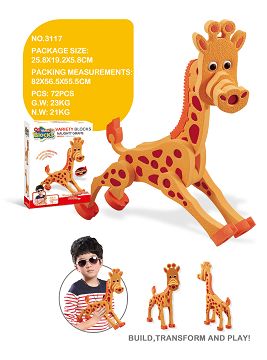 Happy giraffe in zoo
