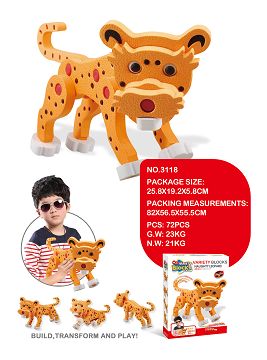 The heroic leopard in the zoo