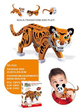 The fierce tiger in the zoo