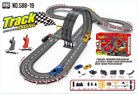 Athletic track car (1:43 racing)
