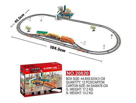 Electric lighting train gas station rail suite (300cm)