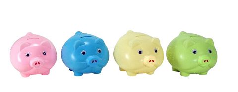 Small fortune pig money jar