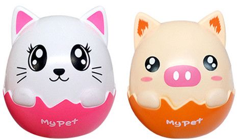 Cartoon egg piggy bank