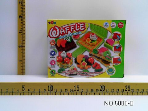 Waffle color clay