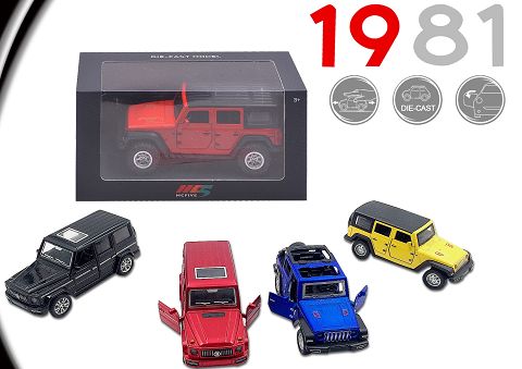 1:36 mixed installation of Mercedes G wrangler simulation alloy car