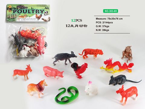 12 ZODIAC ANIMALS
