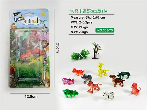 10 cartoon wildlife
