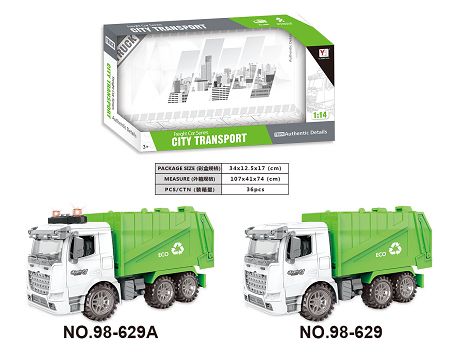 1:14 Inertial sanitation vehicle
