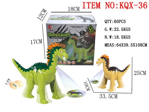 Electric dinosaur - long-necked dinosaur