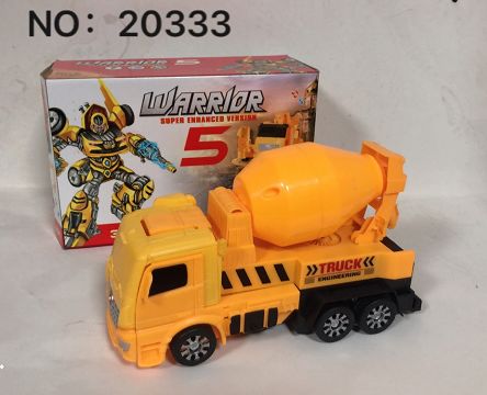 Electric deformation cement car with lights music