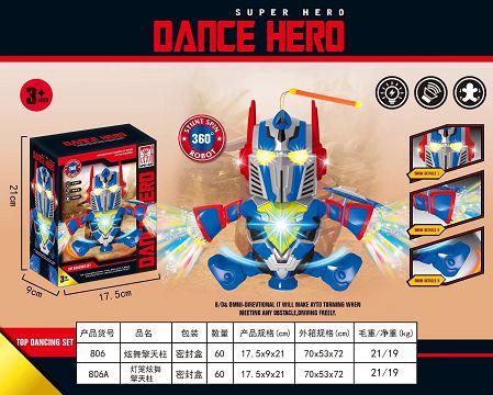 Electric dancing optimus prime